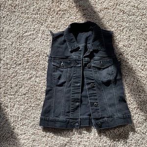 Black Moto Vest last call before donation